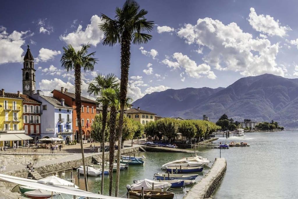 شقة Ascona: Residenza Sabrina,App 2.5 Locali E Piscina المظهر الخارجي الصورة