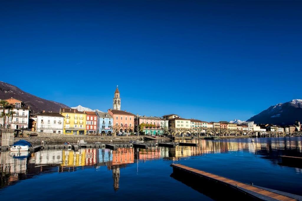 شقة Ascona: Residenza Sabrina,App 2.5 Locali E Piscina المظهر الخارجي الصورة