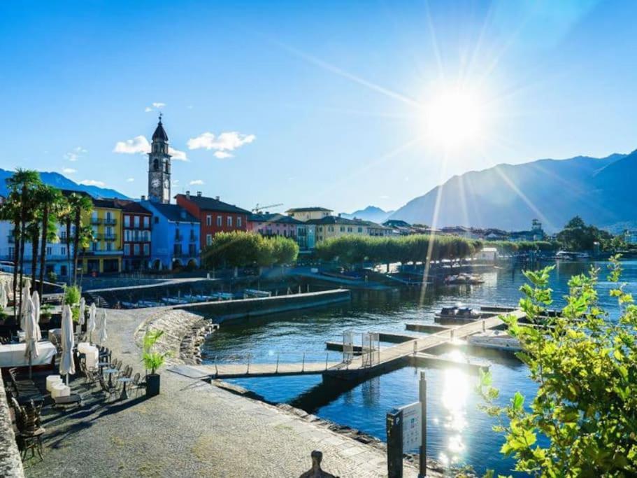 شقة Ascona: Residenza Sabrina,App 2.5 Locali E Piscina المظهر الخارجي الصورة