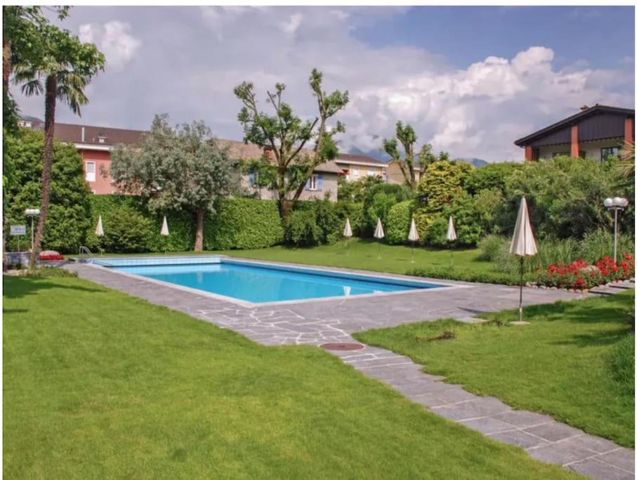 شقة Ascona: Residenza Sabrina,App 2.5 Locali E Piscina المظهر الخارجي الصورة